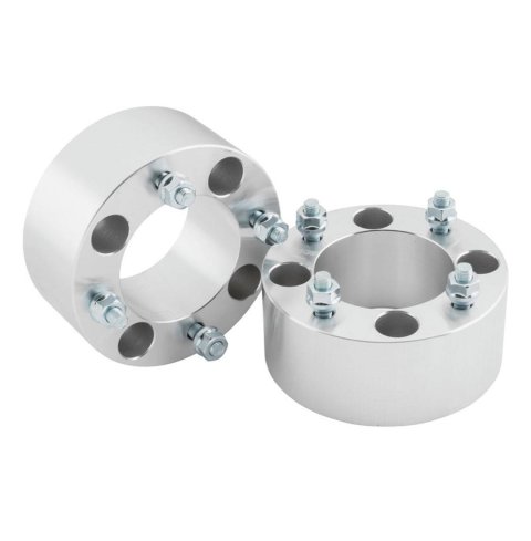 Quadboss 2.5 inch Wheel Spacers 563892 Spacers, 2.50 in. Thick, 4 x 137mm Bolt Pattern, Aluminum, Universal, Pair