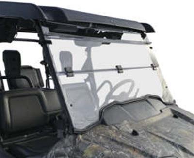 Quadboss Powersports Windshields 375782 Windshields, QB WINDBREAK FOLDING SHIELD, Clear