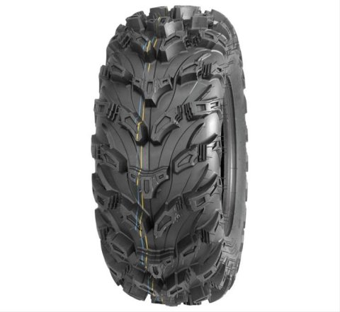 Quadboss QBT672 Mud Tires 27x9-14 Tire, Mud, 27x9-14, Radial, Blackwall, Front, Each