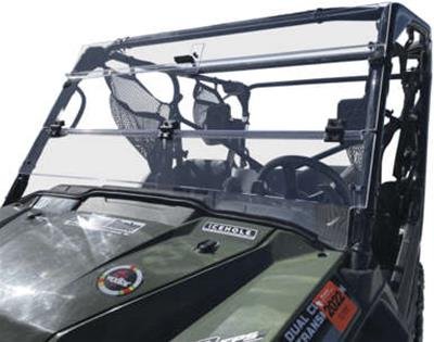 Quadboss Powersports Windshields 375781 Windshields, QB WINDBREAK FOLDING SHIELD, Clear
