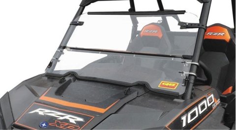Quadboss Folding UTV Windshields 375642 Windshield, UTV, Full, Polycarbonate, Clear, for use on Honda®, Each