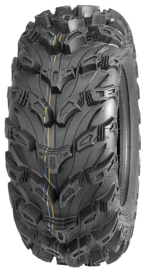 Quadboss QBT672 Mud Tires 26x9-12 Tire, Mud, 26x9-12, Radial, Blackwall, Front, Each
