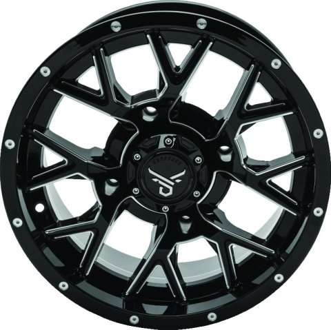Quadboss Wheels 608577 QuadBoss Barbwire 14X7 - 5+2 - 4/137 - Milled