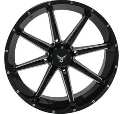 Quadboss Wheels 608591 QuadBoss Slicer 20X7 - 4/156 4+3