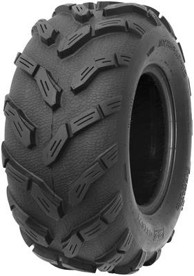 Quadboss QBT671 Mud Tires 25x8-12 Tire, Mud, 25x8-12, Bias-Ply, Blackwall, Front, Each