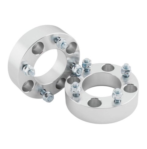 Quadboss 1.5 inch Wheel Spacers 563887 Spacers, 1.50 in. Thick, 4 x 156mm Bolt Pattern, Aluminum, Universal, Pair
