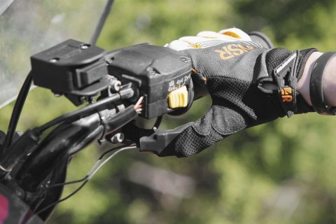 Quadboss ATV Heated Grips 101920 Grips, Heated, Rubber, Black, 120mm Length, Thumb Throttle Compatible, Thumb Warmer, 7/8 in. Bar Diameter, Pair