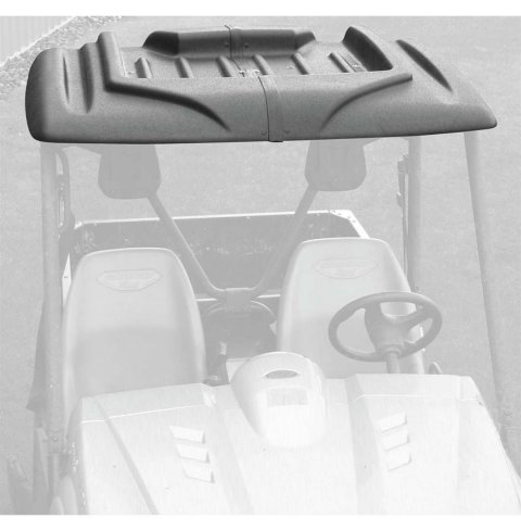 Quadboss Universal Roofs 326709 Hard Top, Roof, Cab Top Style, Polyethylene, Black, 43.50 in. Width, 55.00 in. Length, 2-Piece, Universal, Each