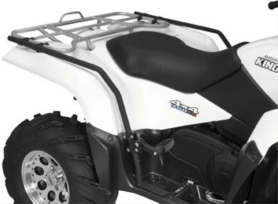 Quadboss ATV Fender Protectors 563277 Guards, Protectors, Rear, Bolt-on, Steel, Black Wrinkle Powdercoated, Suzuki, Pair
