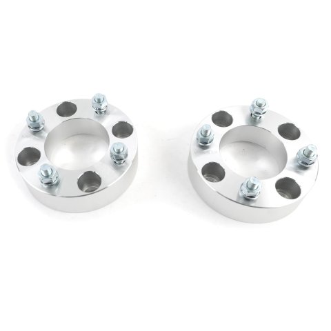 Quadboss 1.5 inch Wheel Spacers 563870 Spacers, 1.50 in. Thick, 4 x 110mm Bolt Pattern, Aluminum, Universal, Pair