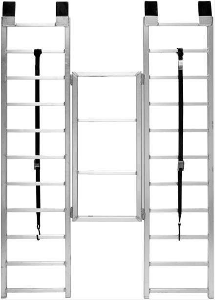 Quadboss ATV Tri-Fold Ramps 560053 Ramp, Tri-Fold, Loading Ramp Type, 1,500 lbs. Capacity, Fold Up, Aluminum, 50.75 in. Width, 71.00 in. Length