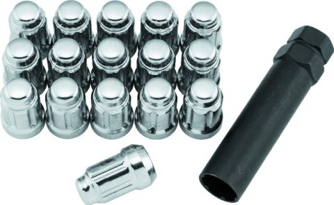 Quadboss Lug Nuts and Bolts 608596 QuadBoss Spline M12x1.25 65mm Chrome