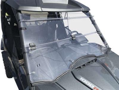 Quadboss Powersports Windshields 375786 Windshields, QB WINDBREAK FOLDING SHIELD, Clear