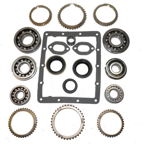 USA Standard Gear Manual Transmission Bearing Kits for 1988 929, 1987-1993 B2600, 1986-1991 RX-7 - ZMBK199WS and Seal Overhaul Kit, and Seal Overhaul Kit