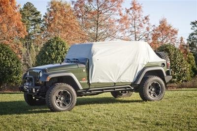Rugged Ridge Weather Lite Cab Covers 13318.1 cover, Vinyl Coated Polyester, Gray, Jeep, Each