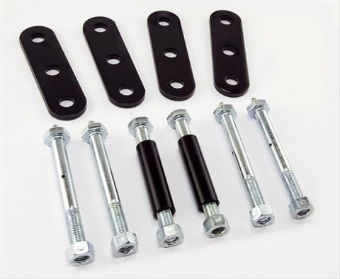 Rugged Ridge Heavy-Duty Shackles for 1976-1983 CJ5, 1976-1986 CJ7, 1981-1985 SCRAMBLER - 18265.1 Shackle, Heavy Duty, Without Bushings, Jeep, Rear, Greasable, Pair