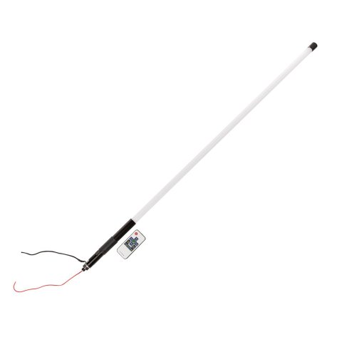 Rugged Ridge Light Bars, Pods and Fog Lights 11250.2 LED Accent Lights, RGB Lighted Whip, 39In(1M)