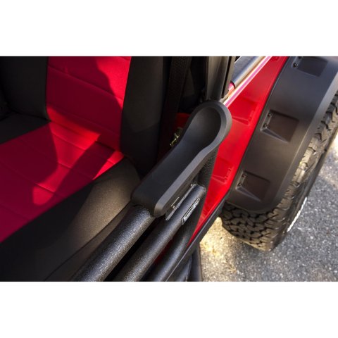 Rugged Ridge Armrests 13579.6 Contoured Armrest for Tube Door