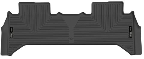 Husky X-act Contour Floor Liners for 2022-2023 R1T, 2023 SPORTAGE - 51681 Liners, Contour, Second Seat, Rubberized/Thermoplastic, Black, Rivian, Each