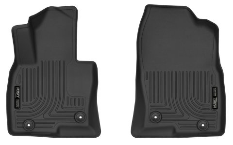 Husky X-act Contour Floor Liners for 2016-2023 CX-9 - 52101 Mats, Contour, Front Seat, Thermoplastic, Black, Mazda, Pair