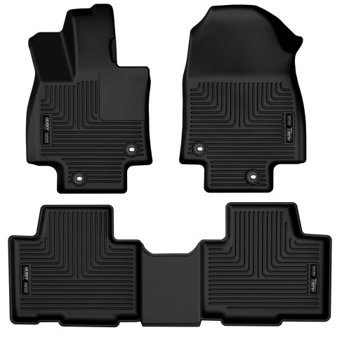 Husky WeatherBeater Floor Liners for 2024-2025 GRAND HIGHLANDER, TX350 - 99351 WB FR & 2ND SEAT FLOOR LINER 2024-2024 TOYOTA LEXUS