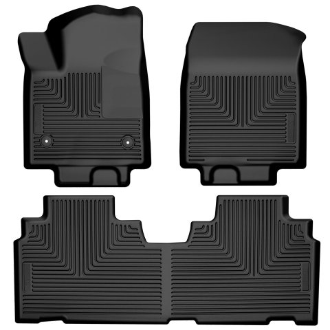 Husky WeatherBeater Floor Liners for 2024-2025 BLAZER EV - 95371 WB FR & 2ND SEAT FLOOR LINER 2024-2024 CHEVROLET EV, 2019-2023 CADILLAC XT4
