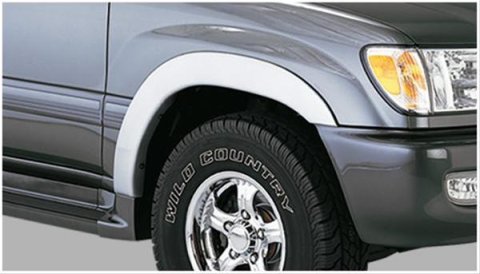 Husky OE-Style Fender Flares for 1998-2007 LAND CRUISER - 2803901 Flares, OE Style, Front, Rear, Black, Dura-Flex Thermoplastic, Toyota, Set of 4