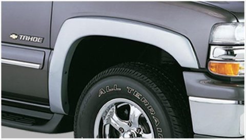 Husky OE-Style Fender Flares for 2000-2006 TAHOE - 2804910 Flares, OE Style, Front and Rear, Black, Dura-Flex Thermoplastic, Chevy, Set of 4