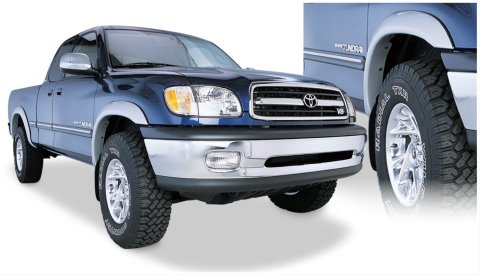 Husky Extend-A-Fender Flares for 2000-2002 TUNDRA - 2803902 Fender Flares, Extend-A-Fender, Front, Rear, Black, Dura-Flex Thermoplastic, Toyota, Set of 4