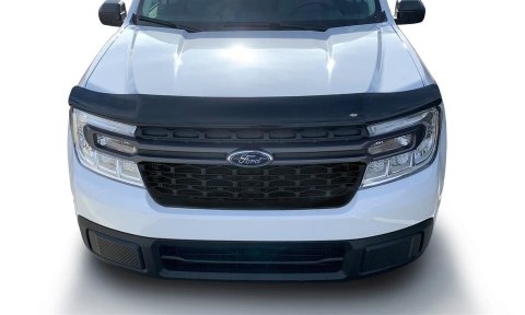 Husky Bugflectors II for 2022-2025 MAVERICK - 2815980 Bug Guard, Bugflector II, Smoke, Acrylic, Ford, Each