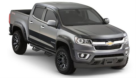 Husky Pocket-Style Fender Flares for 2015-2021 COLORADO - 2804970 Flares, Pocket Style, Front/Rear, Black, Dura-Flex Thermoplastic, Chevrolet, Set of 4