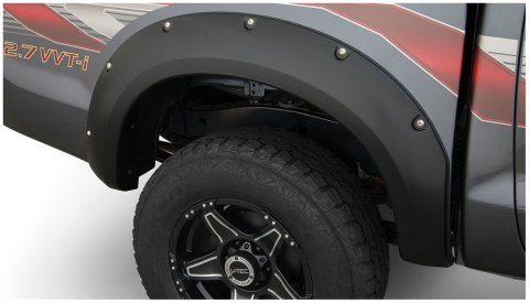 Husky Pocket-Style Fender Flares for 2011-2013 HILUX - 2803929 Flares, Pocket Style, Front/Rear, Black, Dura-Flex Thermoplastic, Toyota, Set of 4