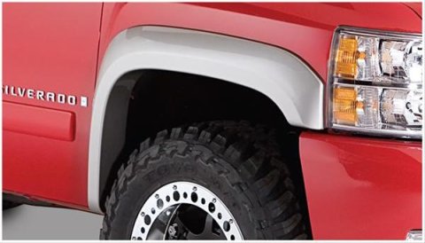 Husky Extend-A-Fender Flares for 2007-2014 SILVERADO 3500 HD, 2500 2007-2013 1500 - 2804938 Fender Flares, Extend-A-Fender, Front and Rear, Black, Dura-Flex Thermoplastic, Chevy, Set of 4