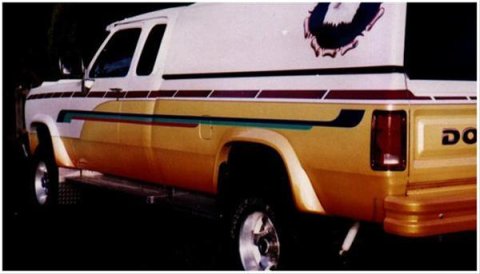 Husky Extend-A-Fender Flares for 1981-1993 D250, RAMCHARGER - 2805901 Fender Flares, Extend-A-Fender, Front and Rear, Black, Dura-Flex Thermoplastic, Dodge, Plymouth, Set of 4