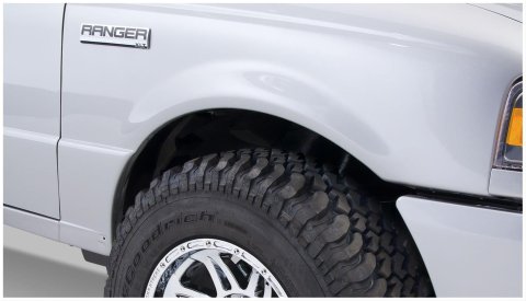 Husky Extend-A-Fender Flares for 1993-2011 RANGER - 28021910 Fender Flares, Extend-A-Fender, Front, Rear, Black, Dura-Flex Thermoplastic, Ford, Set of 4