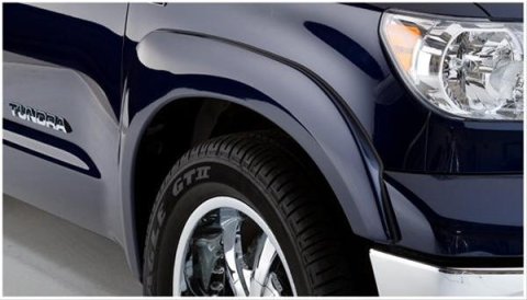 Husky OE-Style Fender Flares for 2007-2013 TUNDRA - 2803909 Flares, OE Style, Front, Rear, Black, Dura-Flex Thermoplastic, Toyota, Set of 4