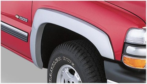 Husky OE-Style Fender Flares 2804907 Flares, OE Style, Front and Rear, Black, Dura-Flex Thermoplastic, Chevy, GMC, Set of 4