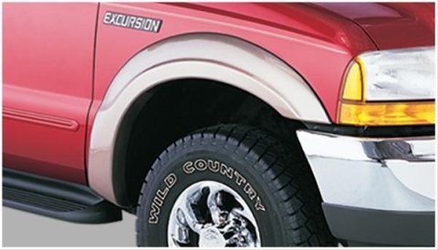 Husky OE-Style Fender Flares for 2000-2005 EXCURSION - 2802910 Flares, OE Style, Front and Rear, Black, Dura-Flex Thermoplastic, Ford, Set of 4