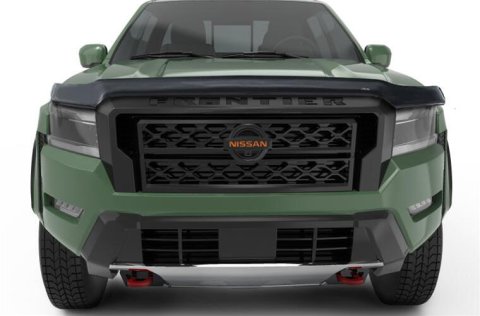 Husky Bugflectors II for 2022-2025 FRONTIER - 2815975 Bug Guard, Bugflector II, Acrylic, Smoke, Nissan, Each