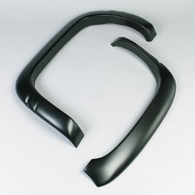 Husky OE-Style Fender Flares for 1994-2002 RAM 3500, 2500, 1994-2001 1500 - 2805903 Flares, OE Style, Front, Rear, Black, Dura-Flex Thermoplastic, Dodge, Set of 4
