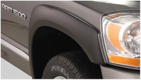 Husky OE-Style Fender Flares for 2006-2009 RAM 3500, 2500, 2006-2008 1500 - 2805910 Flares, OE Style, Front, Rear, Black, Dura-Flex Thermoplastic, Dodge, Set of 4