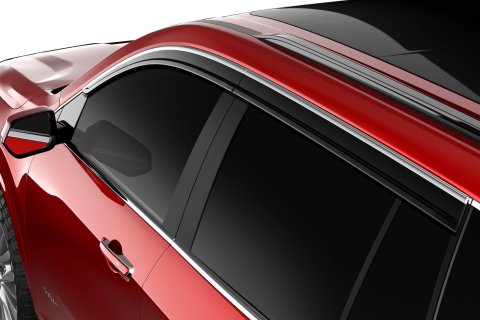 Husky Liners - Side Window Visors for 2024-2025 ACADIA, 2025 ENCLAVE 2884072 VENTVISOR LOW PRO 4PC CHRM TRM GMC ACADIA