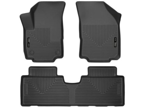 Husky Liners Floor Mats, Automotive 99291 2025 CHEVROLET EQUINOX, FR & 2ND SEAT FLOOR LINER, BLACK