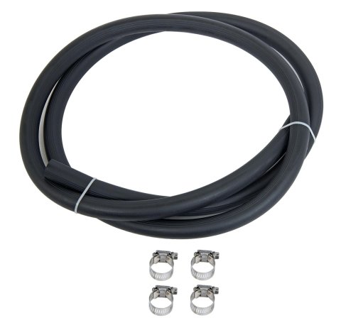 Scott Drake Heater Hoses C5ZZ-18472-K Hose, Rubber, Black, Clamps, Ford, Kit