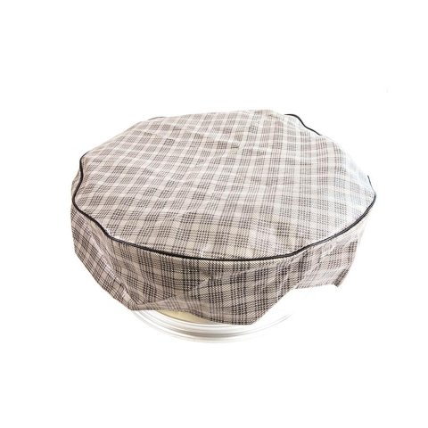 Scott Drake Standard-Duty Spare Tire Covers TC-PLD-15V Cover, Standard Duty, Plaid, Vinyl, Gray/White/Black, Ford, 15 in. Rim, Each
