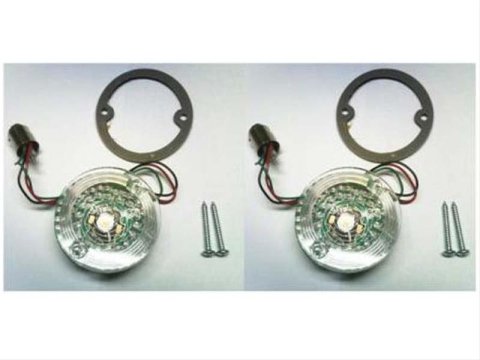 Scott Drake LED Backup Light Kits SD-1142-RFB Lights, LED, Clear Lenses, Ford, Pair