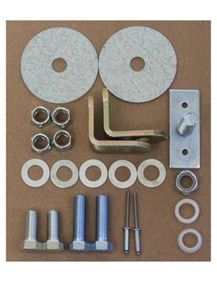 Scott Drake 3-Point Seat Belt Mounting Hardware Kits SB-3P-HK Belts, Kit, Three Point, Retractable, Ford, Kit