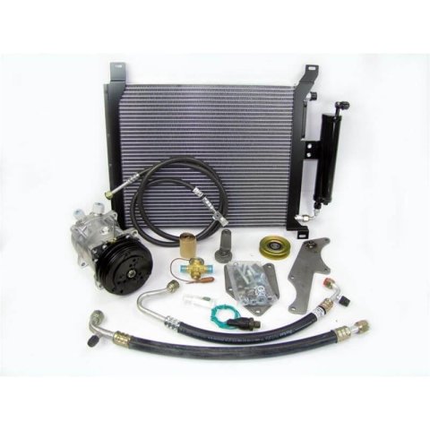 Scott Drake Underhood Compressor Conversion Kits 50-0016 Air Conditioning Kits, Kits, Drier, A/C Compressor, Water Valve, Pump and V-belt Pulley, Condenser, Ford, Kit