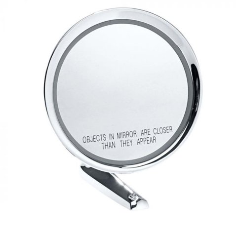 Scott Drake Replacement Outside Mirrors C3RZ-17696-C Mirror, Chrome, Round, Manual, Convex, Ford, Each