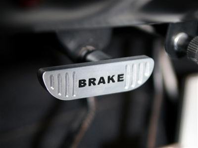 Scott Drake Parking Brake Handles B-2760-BL Handle, Aluminum, Natural, Ford, Each